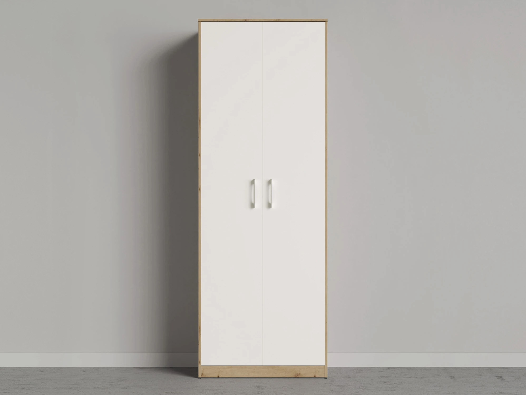 Cabinet 80 cm (Standard 45 cm depth) Wild Oak / White picture 1