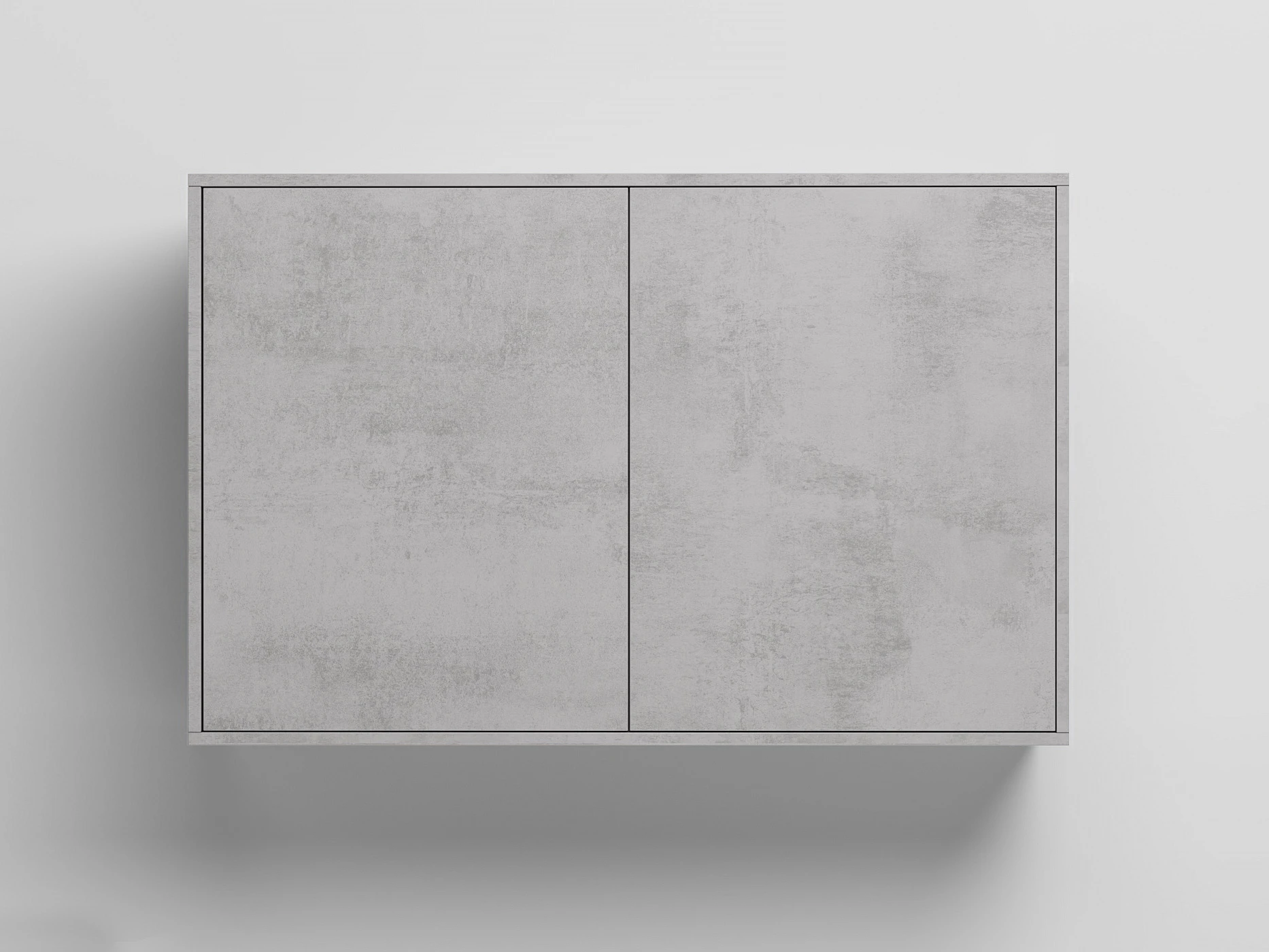1 Wall Cabinet with 2 doors Concrete