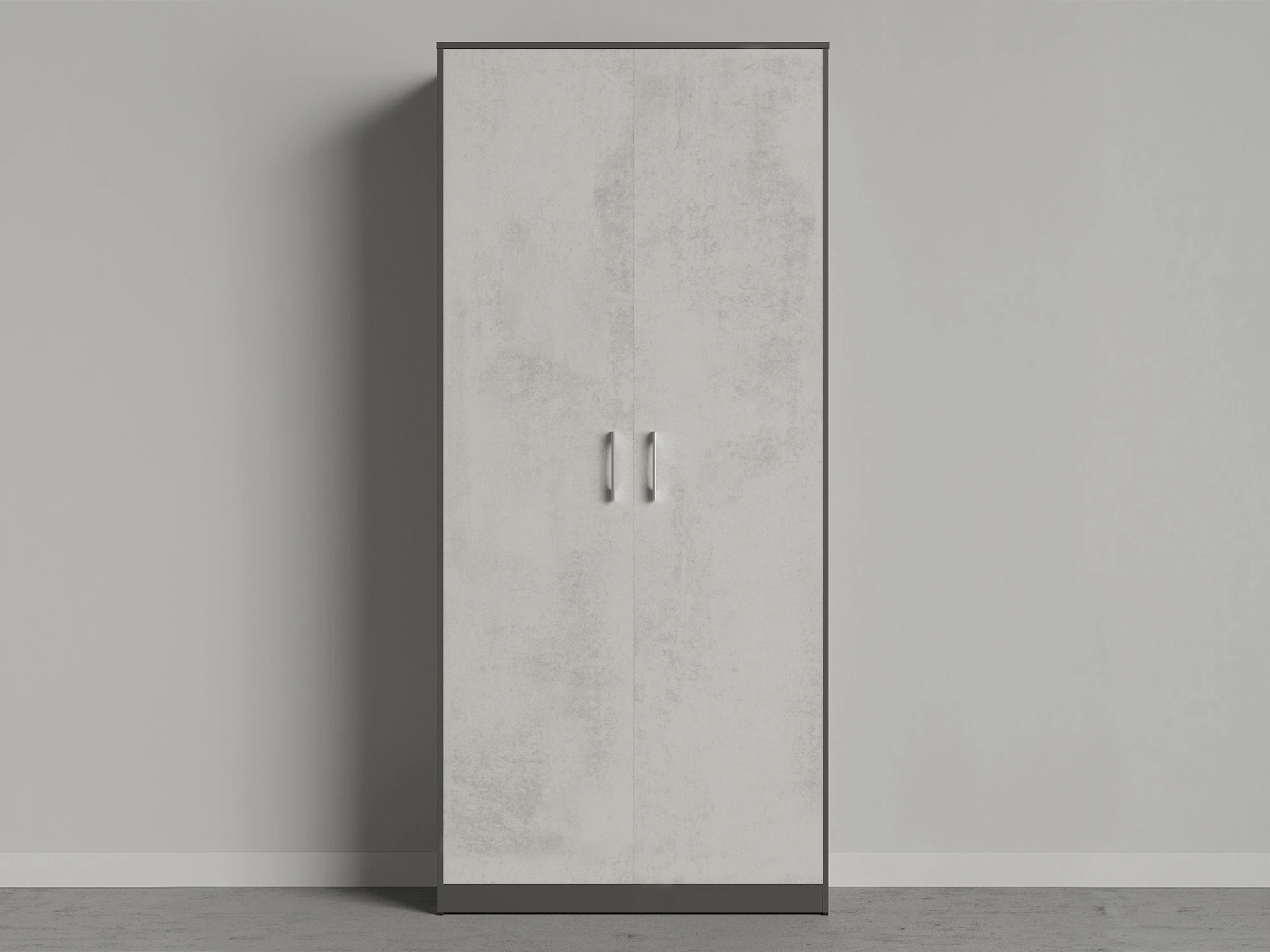 Cabinet 100 cm (Standard 45 cm depth) Anthracite / Concrete picture 1