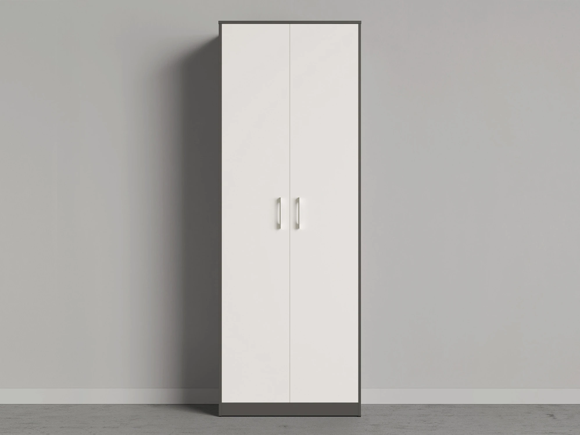 1 Cabinet 80 cm (Standard 45 cm depth) Anthracite / White 