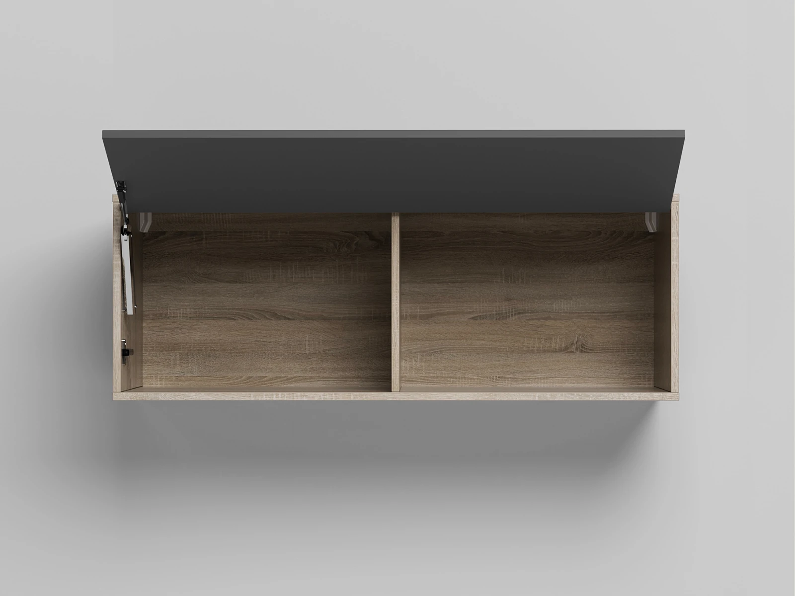 2 Wall cabinet - One door Oak Sonoma / Anthracite