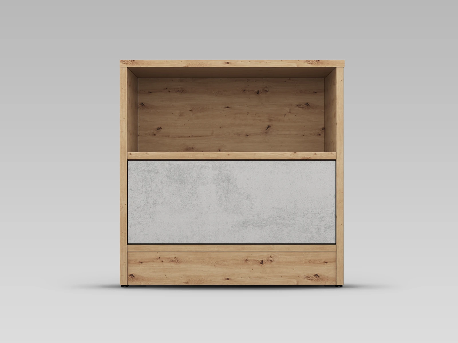 1 Bedside table Standard Wild Oak / Concrete