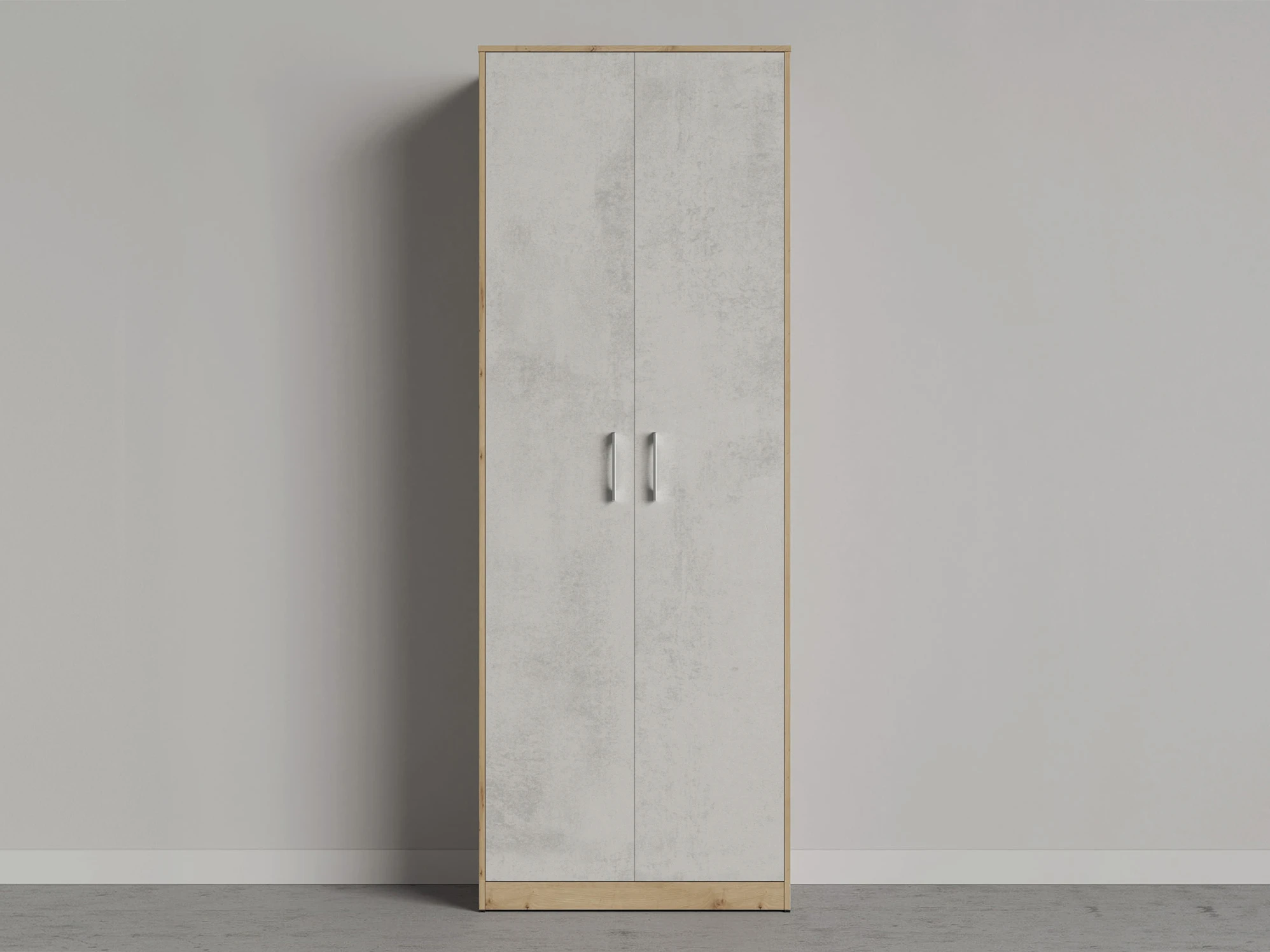 Cabinet 80 cm (Standard 45 cm depth) Wild Oak / Concrete picture 1
