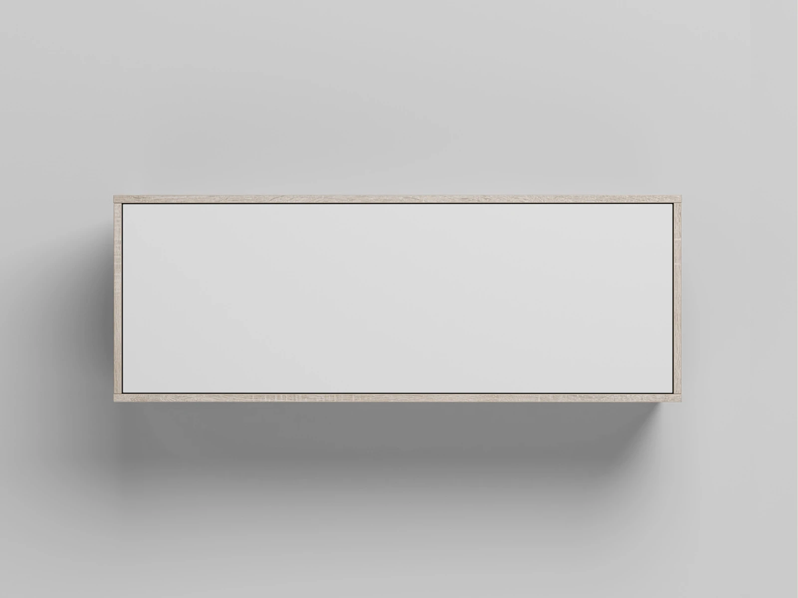 1 Wall cabinet - One door Oak Sonoma / White