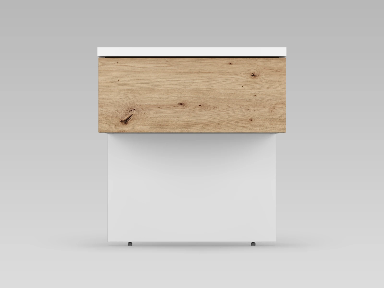 Bedside table Classic White / Wild Oak picture 1