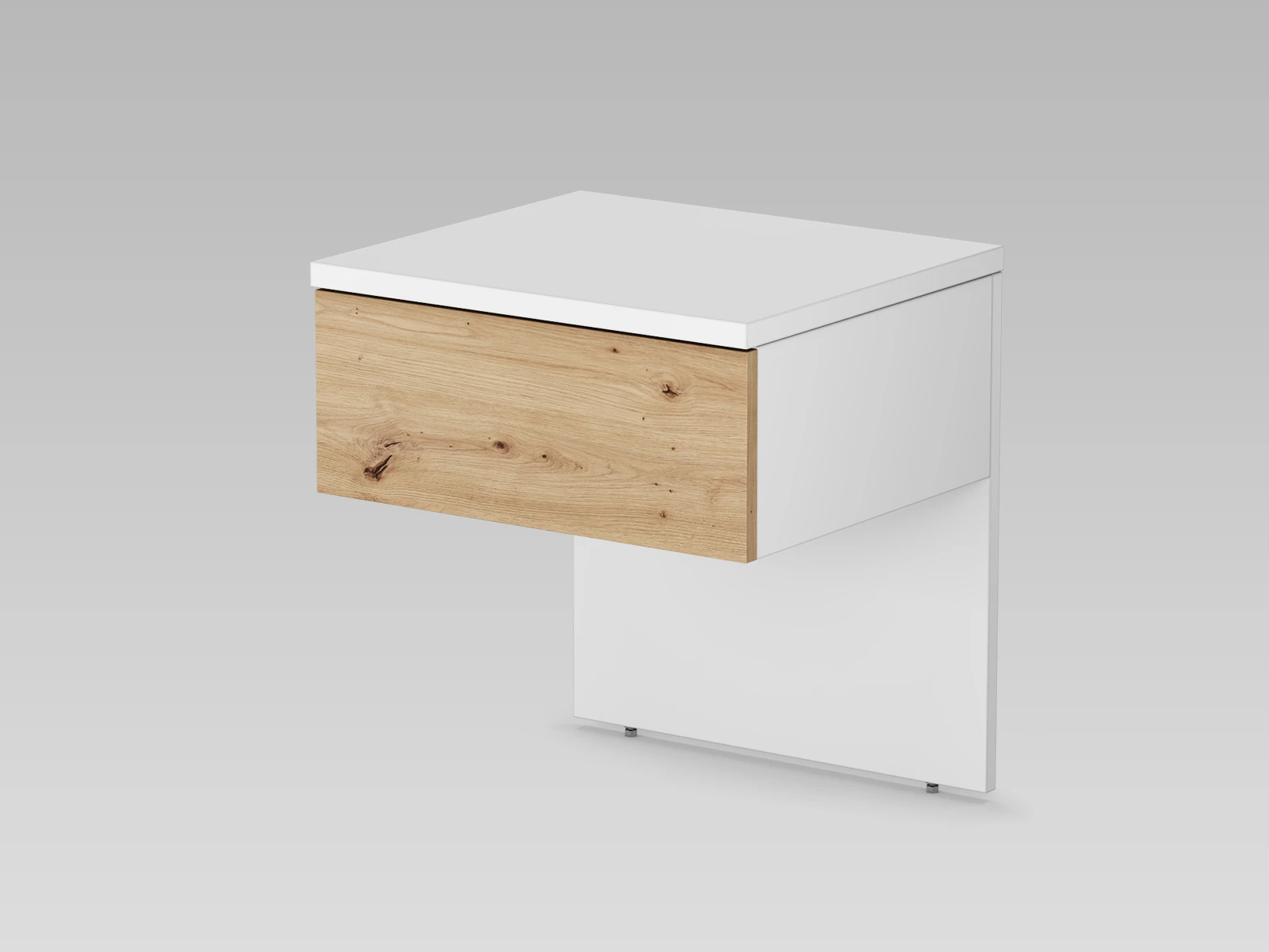 Bedside table Classic White / Wild Oak picture 2