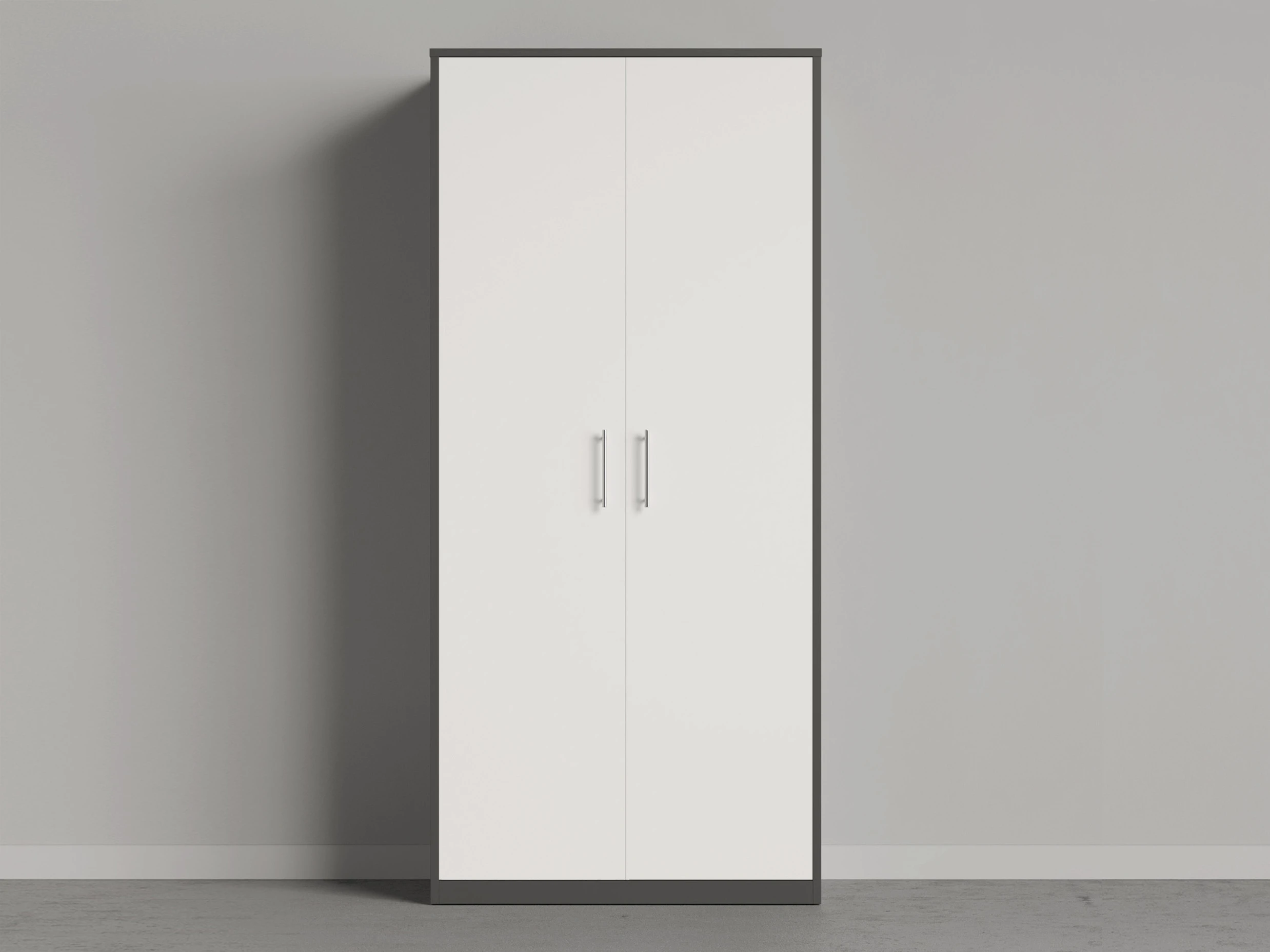 1 Cabinet 100 cm (Standard 55 cm depth) Anthracite / White
