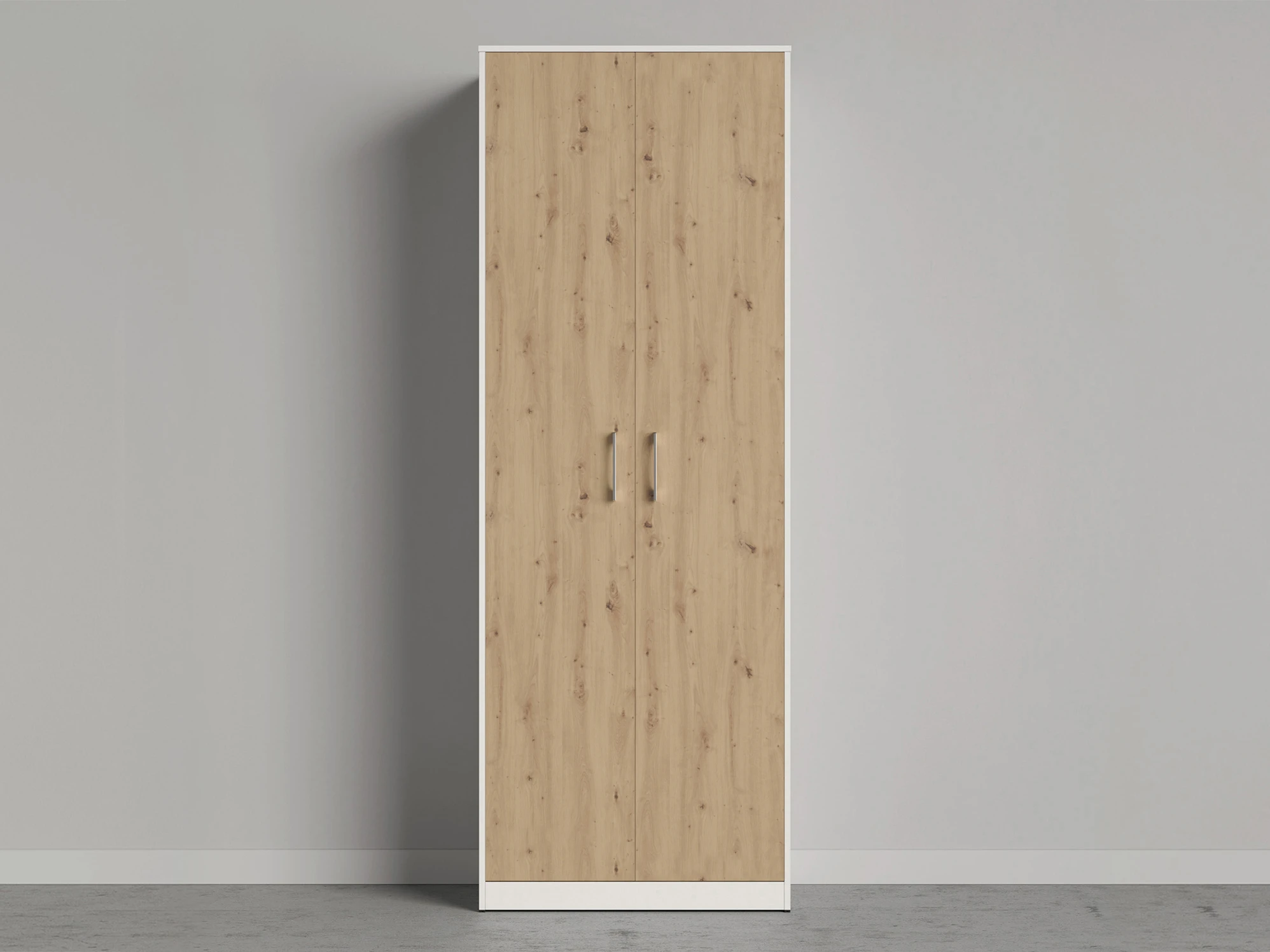 1 Cabinet 80 cm (Standard 45 cm depth) White / Wild Oak