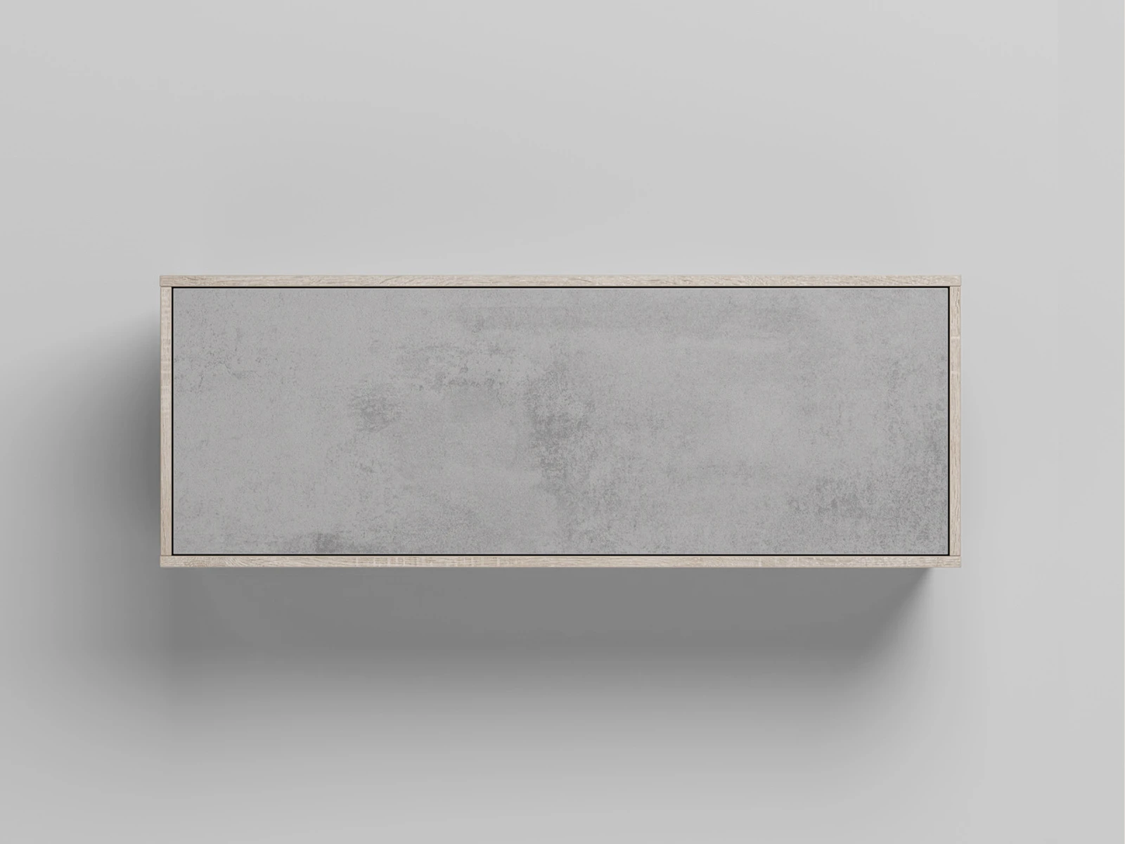 1 Wall cabinet - One door Oak Sonoma / Concrete