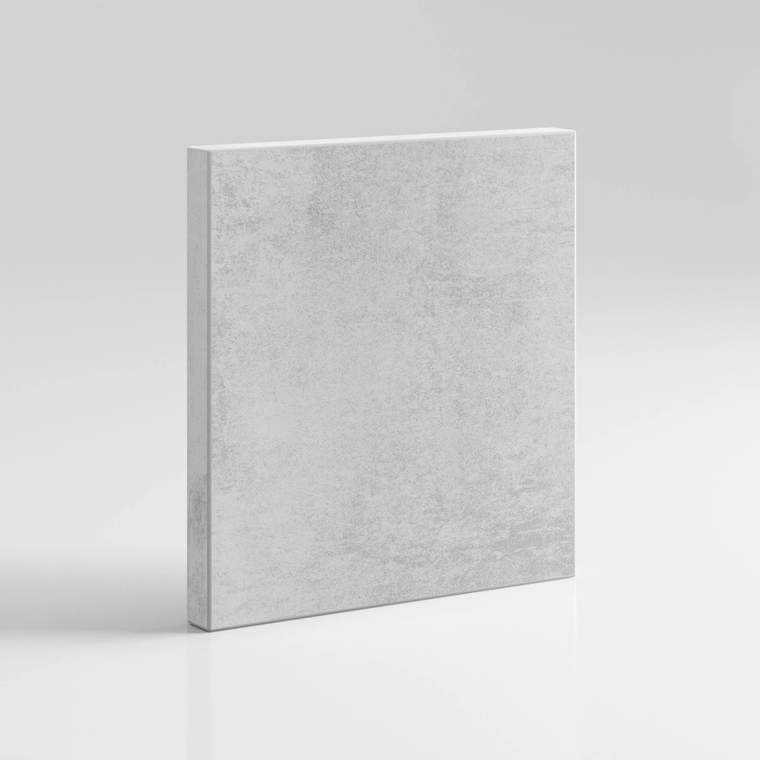 Murphy Bed 90x200 Horizontal (Standard 45 cm depth) Concrete / White color
