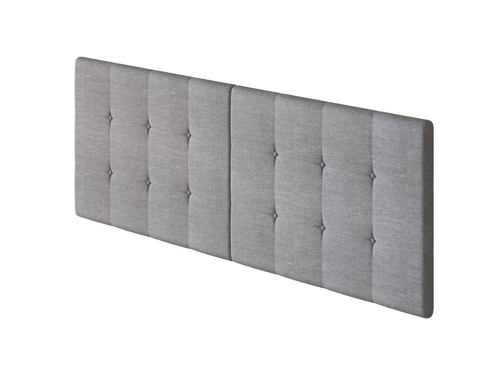 Upholstered back section for Murphy Bed Standard 160x200 Grey Melange picture 1