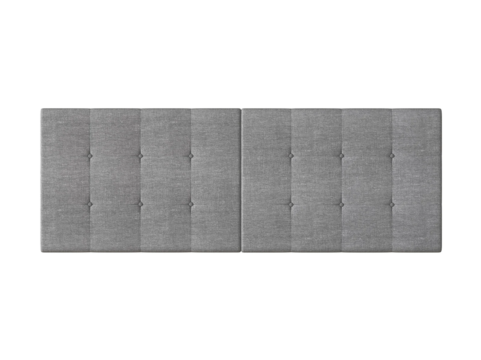 2 Upholstered back section for Murphy Bed Standard 160x200 Grey Melange