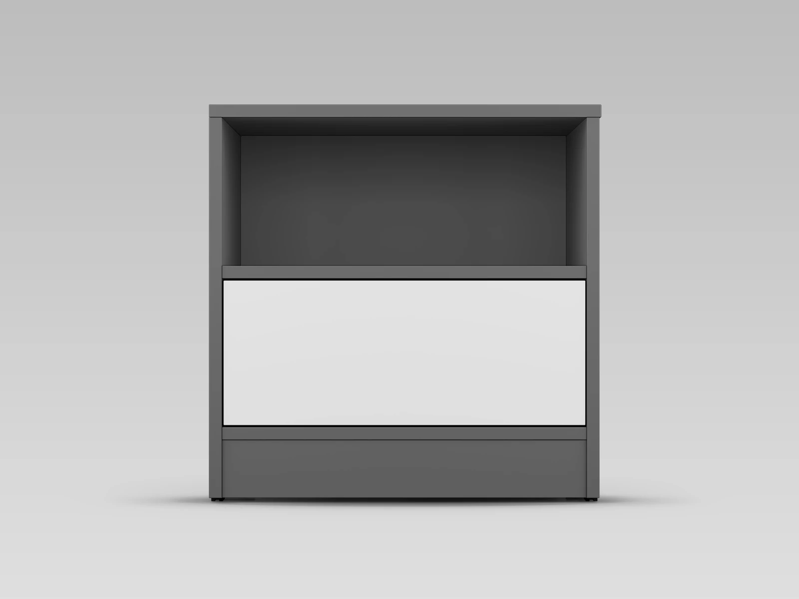 Bedside table Standard Anthracite / White picture 1