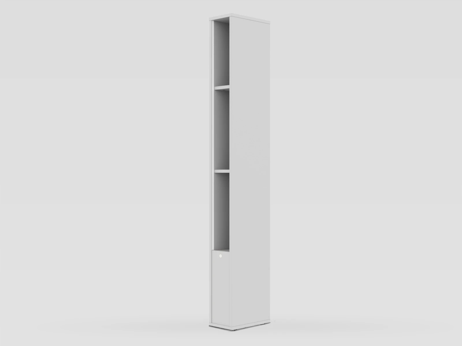 Standing shelf M1 (width 23 cm) incl.LED Pearl Grey picture 2