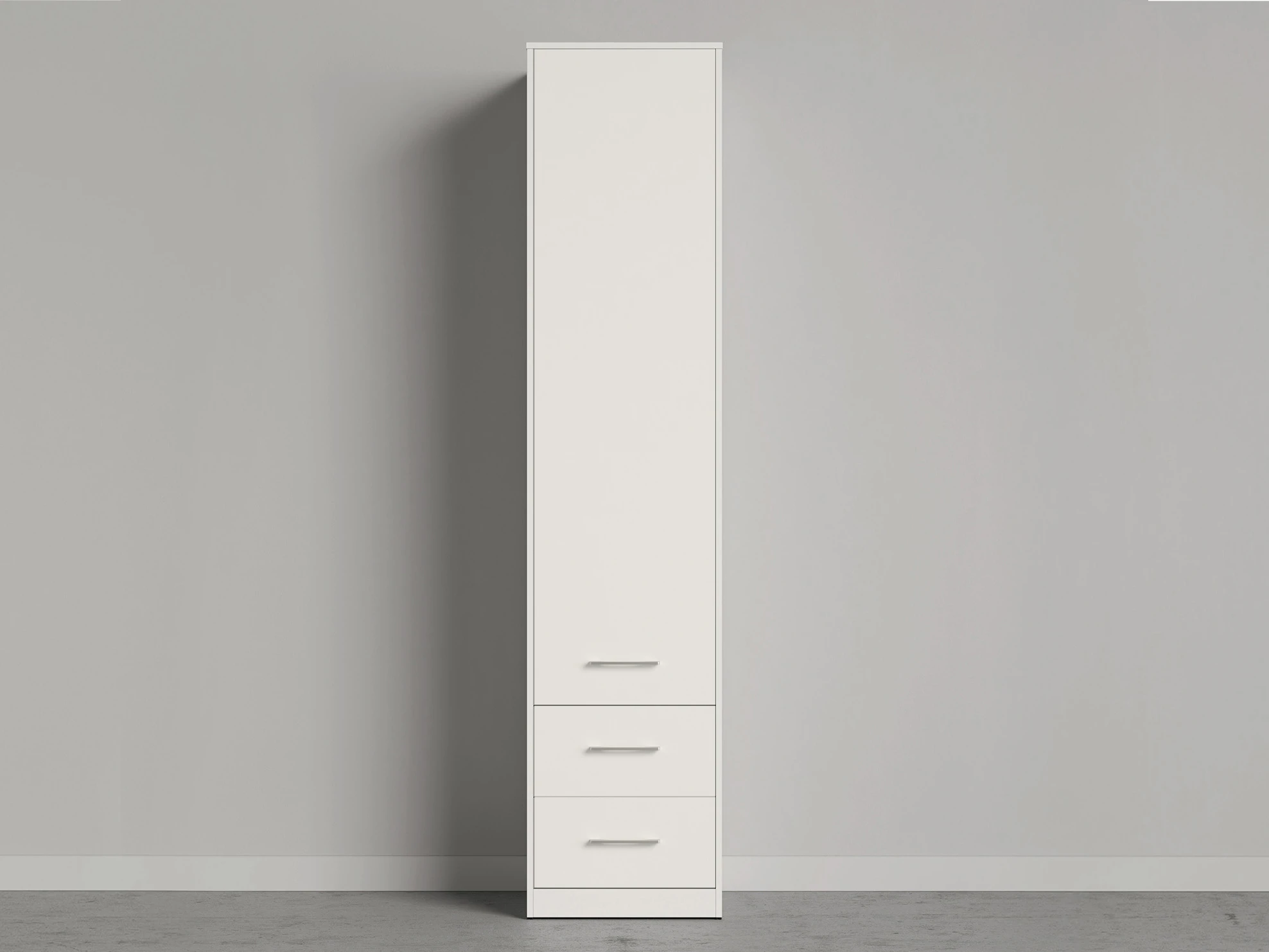 1 Closet 50x220 cm (Standard 45 cm depth) White