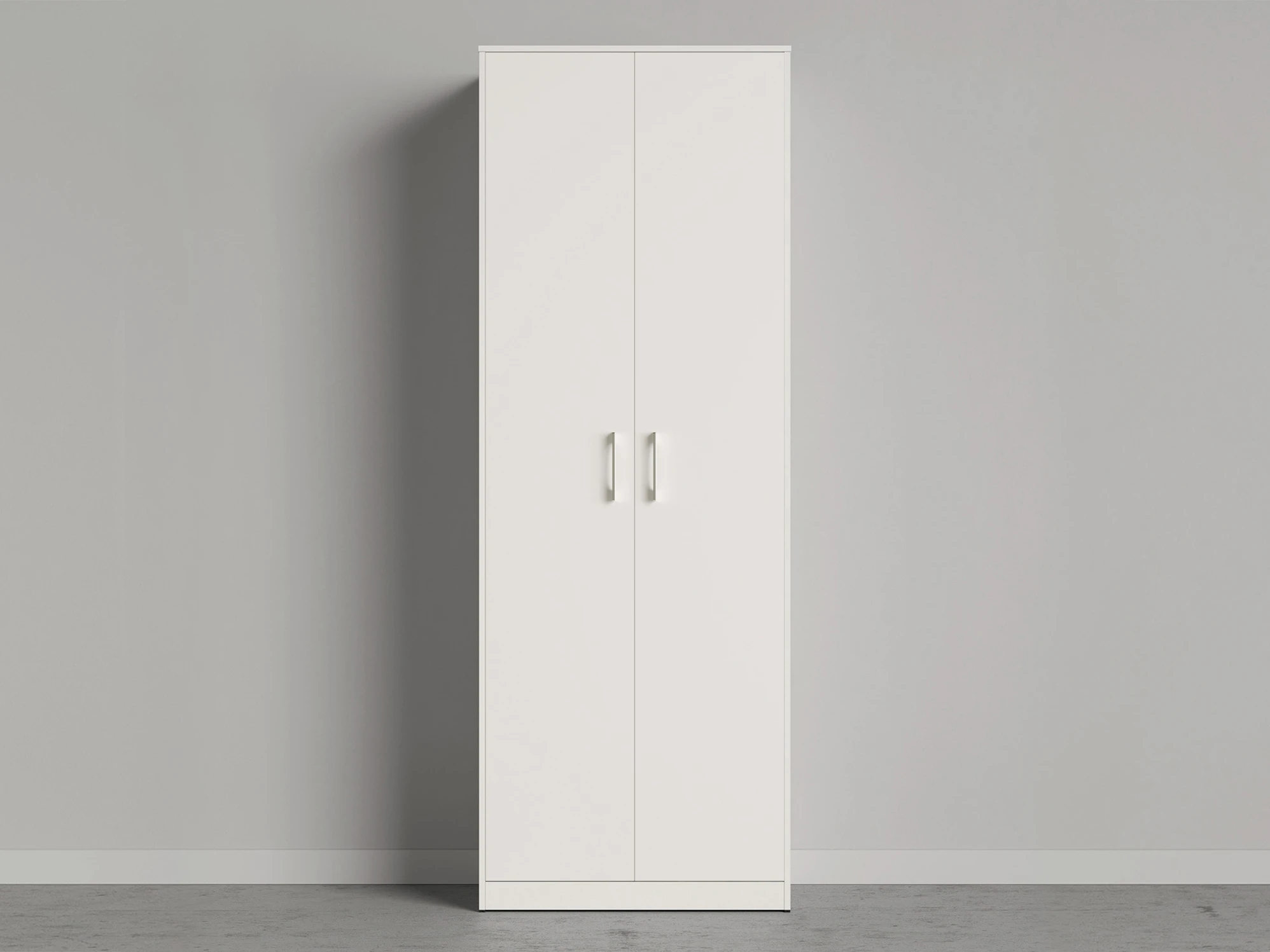 1 Closet 80x220 cm (Standard 45 cm depth) White 